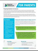 Basic parent fact sheet in regards to staye SBAC testing